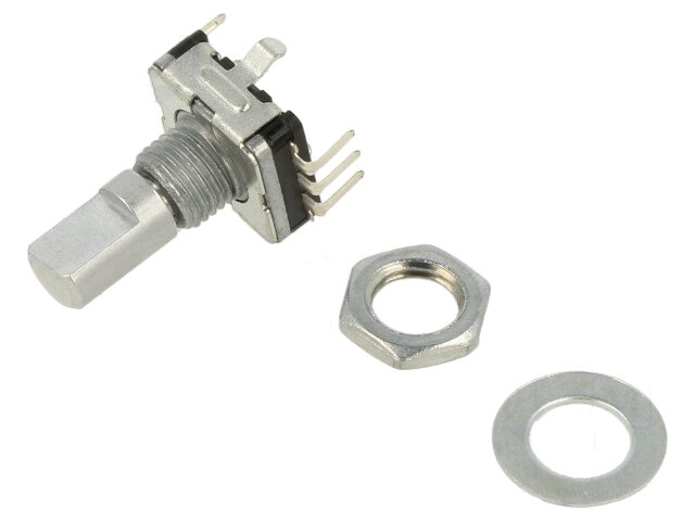 Encoder: incrementeel; THT; pos: 20; 5VDC; As: D-insnijding; L: 15mm Encoder: incrementeel; THT; pos: 20; 5VDC; As: D-insnijding; L: 15mm